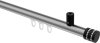 10214134-XX3329 Innenlauf Gardinenstange Aluminium / Metall 20 mm Ø SONIUS - Estana Silbergrau / Schwarz