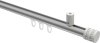 10214134-XX3332 Innenlauf Gardinenstange Aluminium / Metall 20 mm Ø SONIUS - Estana Silbergrau / Weiß