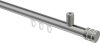 10214134-XX3339 Innenlauf Gardinenstange Aluminium / Metall 20 mm Ø SONIUS - Estana Silbergrau / Edelstahl-Optik