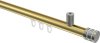 10214134-XX3839 Innenlauf Gardinenstange Messing-Optik / Edelstahl-Optik 20 mm Ø SONIUS - Estana
