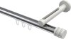 10214145-101232 Innenlauf Gardinenstange Aluminium / Metall 20 mm Ø SITENO - Estana Chrom / Weiß