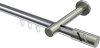 10214225-XX1239 Innenlauf Gardinenstange Aluminium / Metall 20 mm Ø PRESTIGE - Zoena Chrom / Edelstahl-Optik