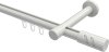 10214225-1032 Innenlauf Gardinenstange Aluminium / Metall 20 mm Ø PRESTIGE - Zoena Weiß