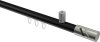 10214234-XX2939 Innenlauf Gardinenstange Aluminium / Metall 20 mm Ø SONIUS - Zoena Schwarz / Edelstahl-Optik