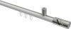 10214234-XX3239 Innenlauf Gardinenstange Aluminium / Metall 20 mm Ø SONIUS - Zoena Weiß / Edelstahl-Optik