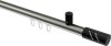 10214234-XX3929 Innenlauf Gardinenstange Aluminium / Metall 20 mm Ø SONIUS - Zoena Edelstahl-Optik / Schwarz
