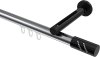 10214245-XX1229 Innenlauf Gardinenstange Aluminium / Metall 20 mm Ø SITENO - Zoena Chrom / Schwarz