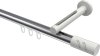 10214245-XX1232 Innenlauf Gardinenstange Aluminium / Metall 20 mm Ø SITENO - Zoena Chrom / Weiß