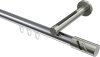 10214245-XX1239 Innenlauf Gardinenstange Aluminium / Metall 20 mm Ø SITENO - Zoena Chrom / Edelstahl-Optik