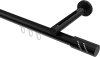 10214245-XX29 Innenlauf Gardinenstange Aluminium / Metall 20 mm Ø SITENO - Zoena Schwarz