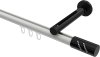 10214245-XX3229 Innenlauf Gardinenstange Aluminium / Metall 20 mm Ø SITENO - Zoena Weiß / Schwarz