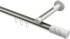 10214245-XX3932 Innenlauf Gardinenstange Aluminium / Metall 20 mm Ø SITENO - Zoena Edelstahl-Optik / Weiß