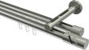 10214246-1039 Innenlauf Gardinenstange Edelstahl-Optik 20 mm Ø 2-läufig SITENO - Zoena