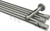 10214247-XX39 Innenlauf Gardinenstange Edelstahl-Optik 20 mm Ø 3-läufig SITENO - Zoena