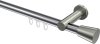 10214611-XX1239 Innenlauf Gardinenstange Aluminium / Metall 20 mm Ø PLATON - Sitra Chrom / Edelstahl-Optik