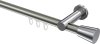 10214611-XX3912 Innenlauf Gardinenstange Aluminium / Metall 20 mm Ø PLATON - Sitra Edelstahl-Optik / Chrom