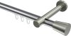 10214625-XX1239 Innenlauf Gardinenstange Aluminium / Metall 20 mm Ø PRESTIGE - Sitra Chrom / Edelstahl-Optik