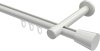 10214625-1032 Innenlauf Gardinenstange Aluminium / Metall 20 mm Ø PRESTIGE - Sitra Weiß