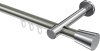 10214625-103912 Innenlauf Gardinenstange Aluminium / Metall 20 mm Ø PRESTIGE - Sitra Edelstahl-Optik / Chrom