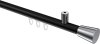 10214634-XX2912 Innenlauf Gardinenstange Aluminium / Metall 20 mm Ø SONIUS - Sitra Schwarz / Chrom