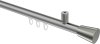 10214634-XX3339 Innenlauf Gardinenstange Aluminium / Metall 20 mm Ø SONIUS - Sitra Silbergrau / Edelstahl-Optik
