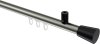10214634-XX3929 Innenlauf Gardinenstange Aluminium / Metall 20 mm Ø SONIUS - Sitra Edelstahl-Optik / Schwarz