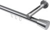 10214645-XX12 Innenlauf Gardinenstange Aluminium / Metall 20 mm Ø SITENO - Sitra Chrom