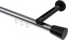 10214645-XX1229 Innenlauf Gardinenstange Aluminium / Metall 20 mm Ø SITENO - Sitra Chrom / Schwarz