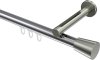 10214645-101239 Innenlauf Gardinenstange Aluminium / Metall 20 mm Ø SITENO - Sitra Chrom / Edelstahl-Optik