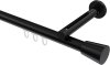 10214645-XX29 Innenlauf Gardinenstange Aluminium / Metall 20 mm Ø SITENO - Sitra Schwarz