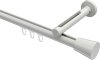 10214645-XX32 Innenlauf Gardinenstange Aluminium / Metall 20 mm Ø SITENO - Sitra Weiß