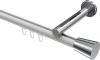 10214645-XX3212 Innenlauf Gardinenstange Aluminium / Metall 20 mm Ø SITENO - Sitra Weiß / Chrom