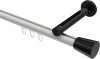 10214645-XX3229 Innenlauf Gardinenstange Aluminium / Metall 20 mm Ø SITENO - Sitra Weiß / Schwarz