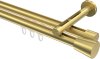 10214646-XX38 Innenlauf Gardinenstange Messing-Optik 20 mm Ø 2-läufig SITENO - Sitra