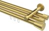 10214647-XX38 Innenlauf Gardinenstange Messing-Optik 20 mm Ø 3-läufig SITENO - Sitra