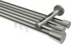 10214647-XX39 Innenlauf Gardinenstange Edelstahl-Optik 20 mm Ø 3-läufig SITENO - Sitra