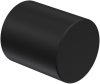 1113122-0228 Endstücke Livo (Kappe) Schwarz für Gardinenstangen ausziehbar 16/13 mm Ø (2 Stück)