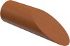 1116105-0222 Endstücke Franca (Schräge) Kirschbaum lackiert für Gardinenstangen 16 mm Ø (2 Stück)