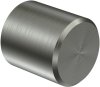 1116123-0240 Endstücke Casa (Kappe) Edelstahl für Gardinenstangen 16 mm Ø (2 Stück)