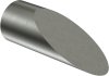 1116124-0240 Endstücke Santoni (Schräge) Edelstahl für Gardinenstangen 16 mm Ø (2 Stück)