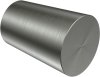 1116129-0239 Endstücke Carelli (Konus) Edelstahl-Optik für Gardinenstangen 16 mm Ø (2 Stück)