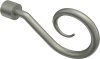 1116140-0234 Endstücke Allegra (Spirale) Chrom matt für Gardinenstangen 16 mm Ø (2 Stück)