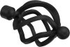 1116142-0228 Endstücke Paolo (Schmiedekugel) Schwarz für Gardinenstangen 16 mm Ø (2 Stück)