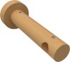 1116211-0030 Träger Adrian Buche lackiert 1-läufig 12 cm für Gardinenstangen 16 mm Ø