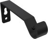 1116220-0028 Träger Hera Schwarz 1-läufig 8,5 cm für Gardinenstangen 16 mm Ø