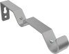 1116221-0033 Träger Hera Silbergrau 2-läufig 7,5 und 13,5 cm für Gardinenstangen 16 mm Ø