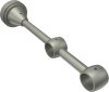 1116225-0034 Träger Primus Chrom matt 2-läufig 11 und 17 cm für Gardinenstangen 16 mm Ø