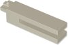 1120122-0255 Endstücke Diapo (Doppelstab) Satin-Silber für Innenlaufstangen 20x20 mm (2 Stück)