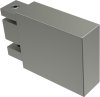 1120129-0239 Endstücke Lox (Quader) Edelstahl-Optik für Innenlaufstangen 14x35 mm (2 Stück)