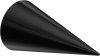1120137-0229 Endstücke Savio (Kegel) Schwarz für Gardinenstangen 20 mm Ø (2 Stück)